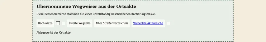 Derselbe Abschnitt der Ortsakte ohne Befundmarkierung. Die Bachskizze sieht unverändert aus; im HTML ist ihr unzulässiges aria-checked-Attribut entfernt.