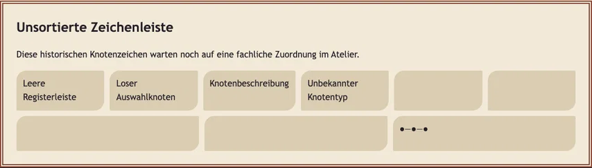 Dieselbe vollständige Zeichenleiste ohne Befundmarkierung. Die Knotengrafik unten rechts sieht unverändert aus; ihr Container besitzt jetzt die Rolle img und einen passenden Namen.